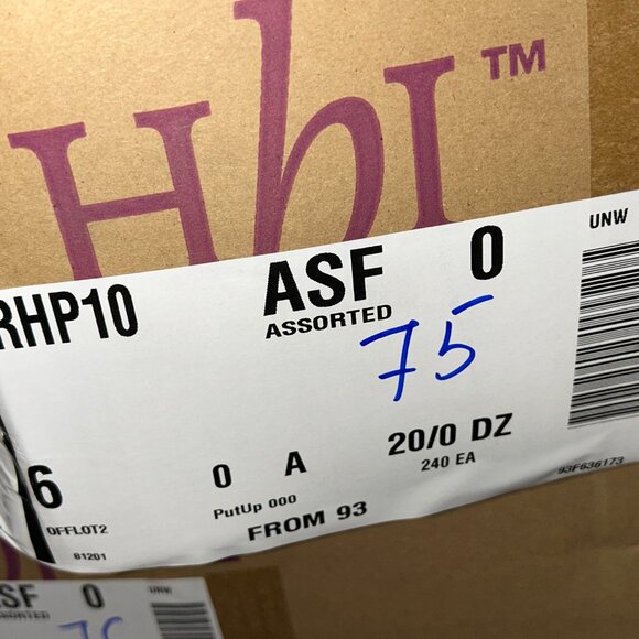 Hanes Girls’ Tagless Hipsters – LOT 75 - 240 pcs – 24 packs (10 ea) – Sz 6 - NEW - Picture 3 of 3